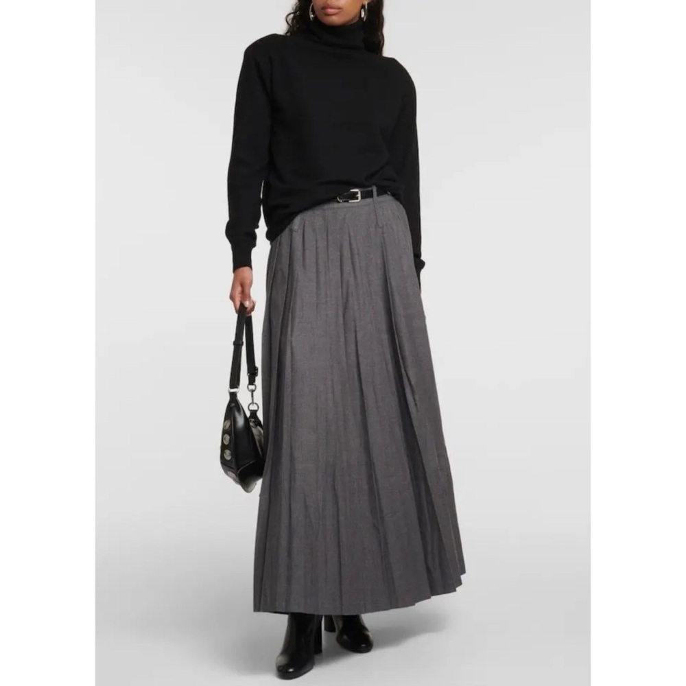 The Frankie Shop bailey pleated maxi skirt